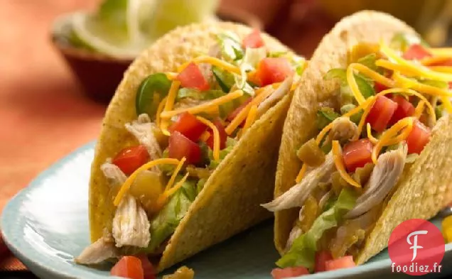Tacos au Poulet au Chili De Dix Minutes