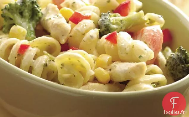 Pâtes Crémeuses à l'Ail Primavera