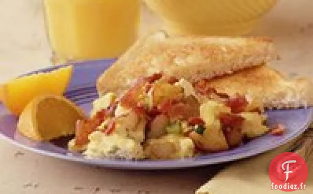 Brouillette de Pommes de Terre, Bacon et Œufs