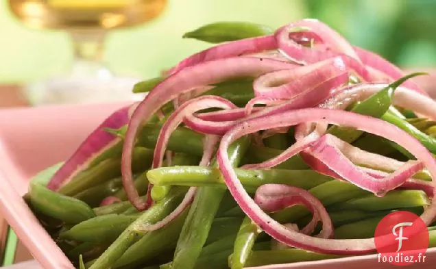 Haricots Verts aux Oignons Marinés