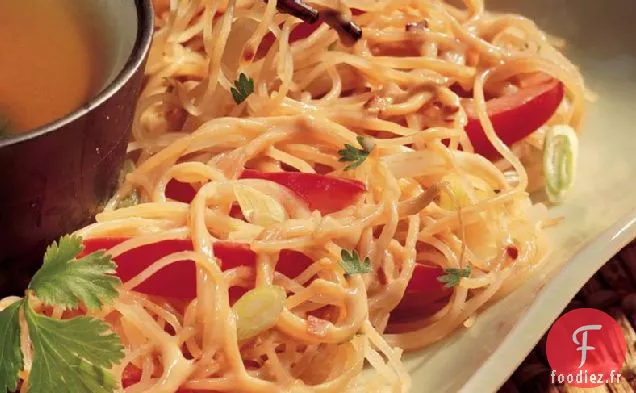 Nouilles de Riz à la Sauce aux Arachides