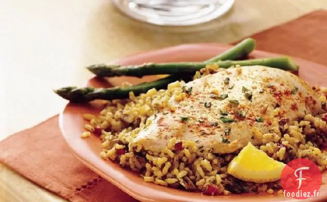 Poulet au Riz Orange-Pacanes