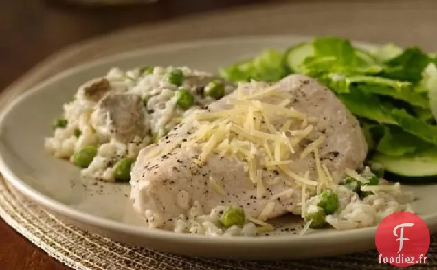 Poulet au Riz et aux Champignons