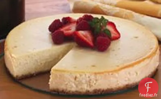Gâteau au fromage aux Agrumes avec des Baies