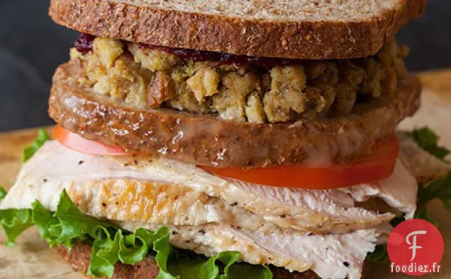 Sandwich de Dinde de Thanksgiving