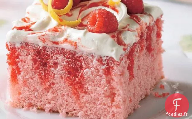 Gâteau Framboise-Limonade