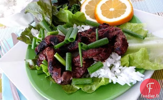 Wraps de Laitue Coréenne Bulgogi Grillée