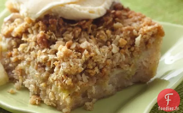 Gâteau Croquant au Pain aux Bananes