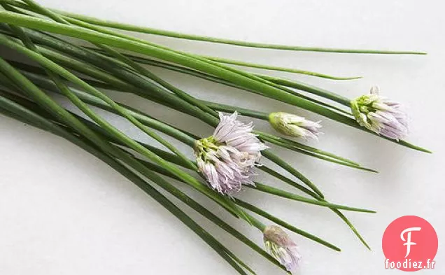 Laitues printanières aux Petits Pois Sucrés, Ciboulette, Aneth et Menthe