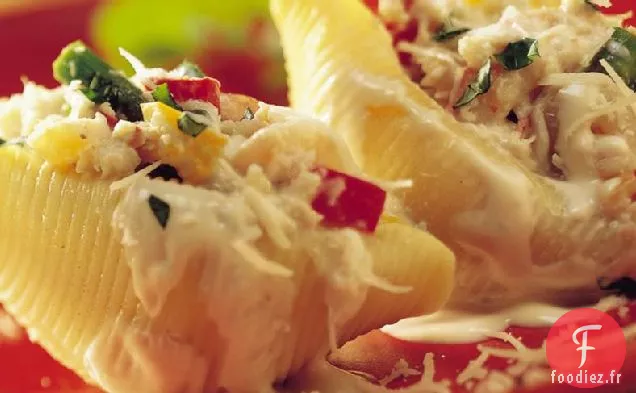 Coquilles de Pâtes Farcies aux Fruits de Mer