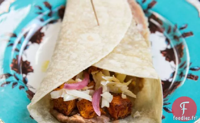Burritos aux Haricots et Patates Douces