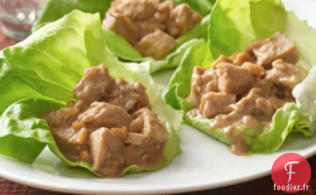 Wraps de Laitue à la Dinde