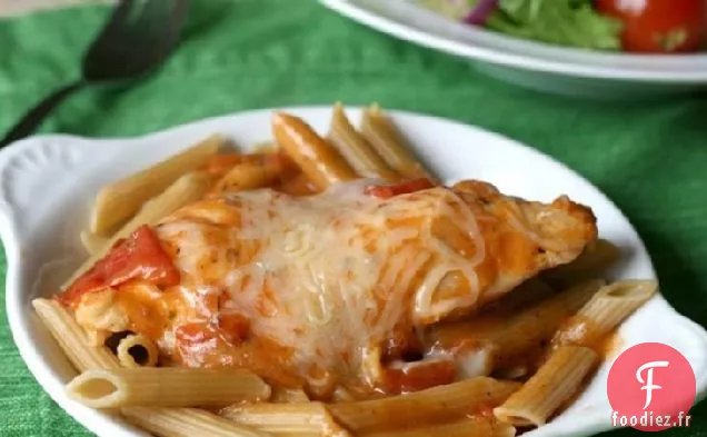 Poulet Mijoté à la Tomate Crémeuse