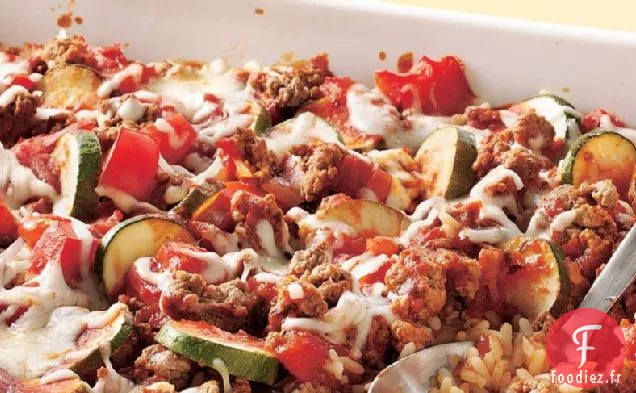 Cocotte de Boeuf au Fromage et Tomates