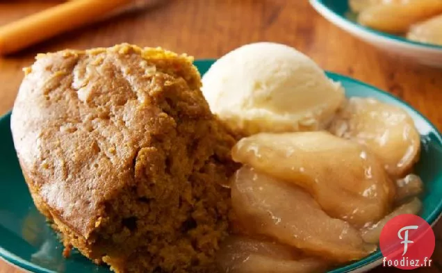 Dessert à la Citrouille et aux Pommes à la Mijoteuse