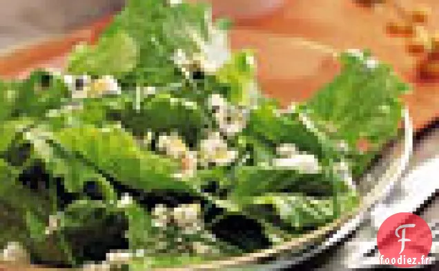 Salade Romaine à la Ciboulette et au Fromage Bleu