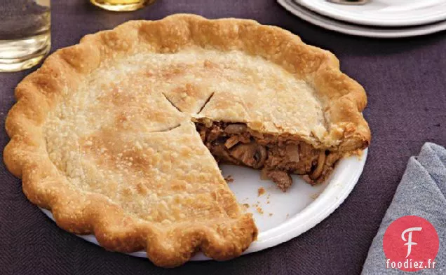 Tarte Stroganoff au Bœuf et aux Champignons