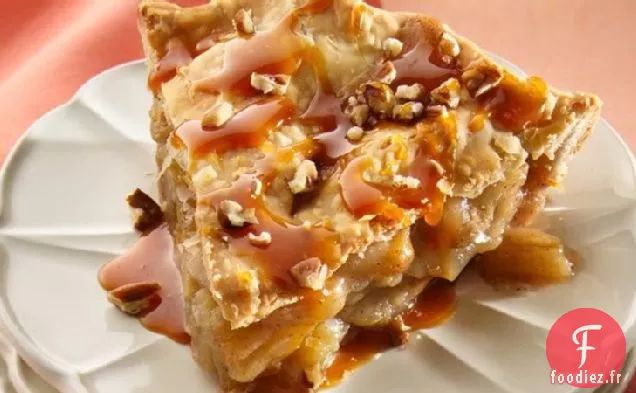 Tarte Caramel - Pacanes - Pommes