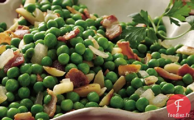 Pois au Bacon et Amandes