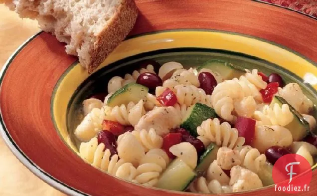 Soupe Italienne au Poulet et aux Haricots