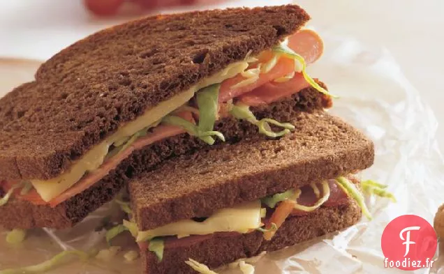 Jambon Moutarde au Miel et Sandwichs Suisses