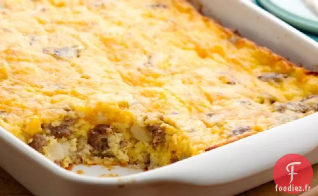 Casserole de Petit-déjeuner Brune au Hachis
