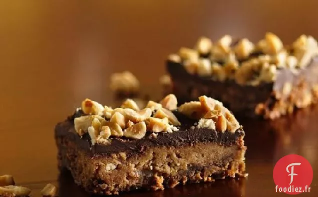 Barres au Beurre d'Arachide Au Chocolat Moelleux