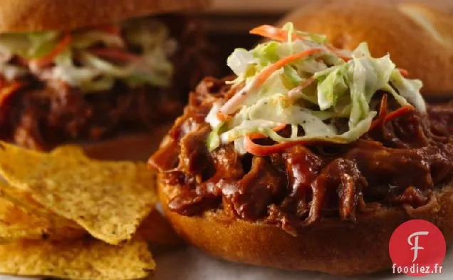Sandwichs au Porc à la Jerk à la Mijoteuse