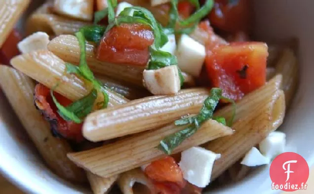 Salade de Pâtes Penne Rapide avec Vinaigrette Balsamique