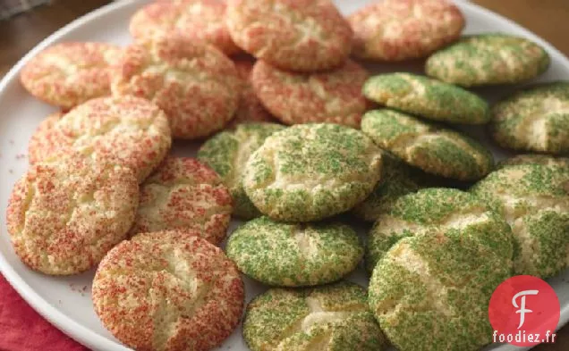 Snickerdoodles de Noël (Quantité d'échange de Biscuits)