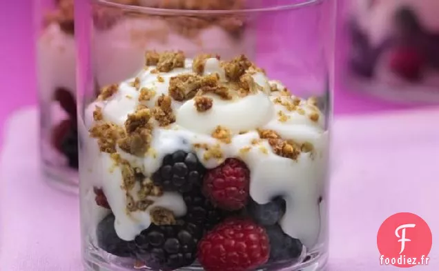 Parfaits à la Crème de Baies Mélangées