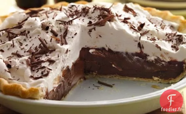 Tarte à la Crème au Chocolat Noir