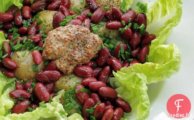Pommes De Terre, Haricots Rouges Et Moutarde De Dijon