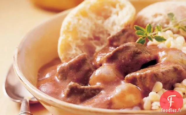 Ragoût de Bœuf Grec à la Mijoteuse
