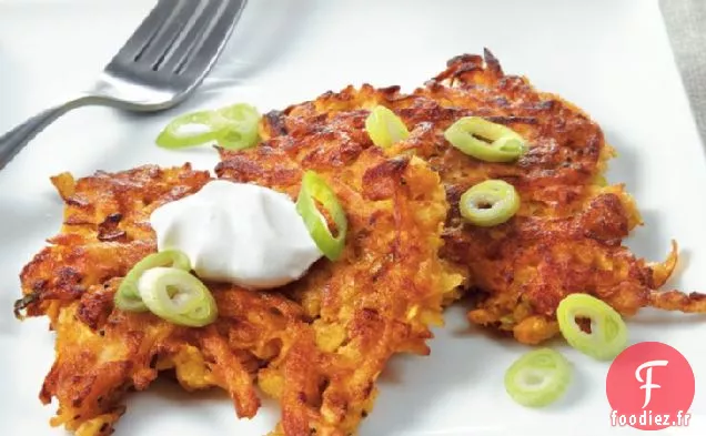 Latkes de Panais à la Patate Douce