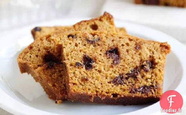 Mini Pains aux Pépites de Chocolat à la Citrouille