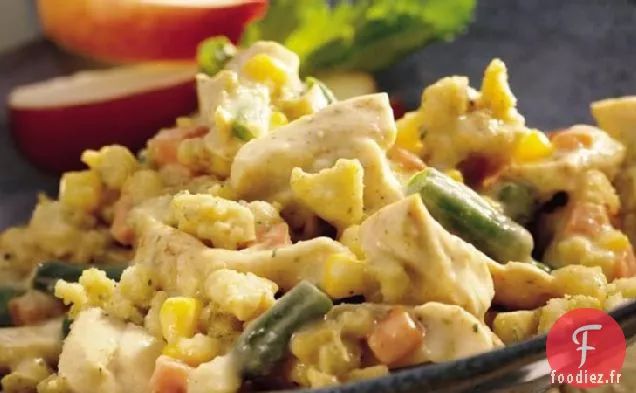 Casserole de Farce au Poulet et au Pain de Maïs