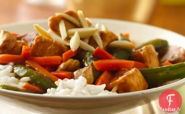 Bols de Riz au Poulet Asiatique