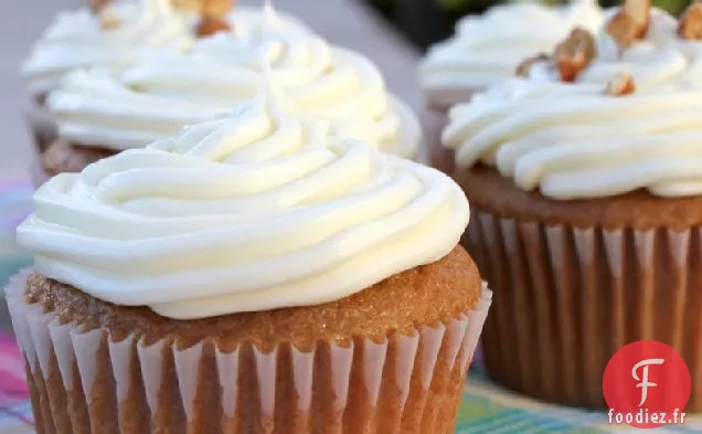 Cupcakes Faciles au Gâteau aux Carottes