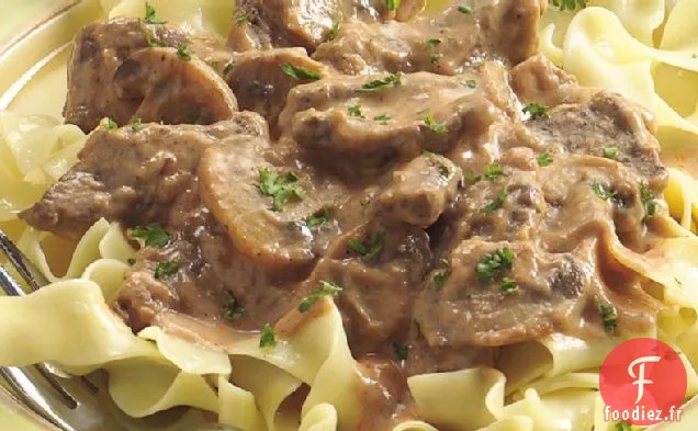 Boeuf Copieux Stroganoff