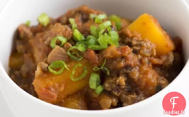 Chili de Bœuf, Haricots Noirs et Courges