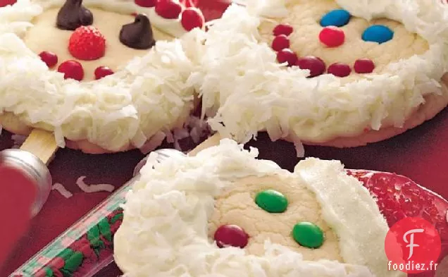 Biscuits du Père Noël sur un bâton