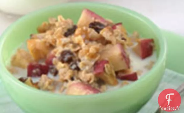 Flocons d'Avoine Pomme-Érable au Four