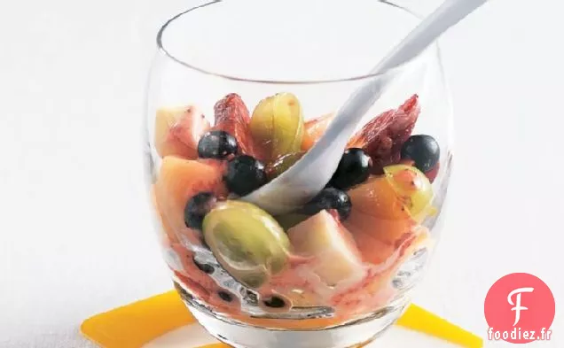 Salade Mixte de Fruits et de Fromage
