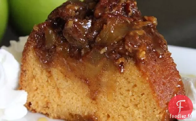 Gâteau aux Pommes et au Caramel au Beurre