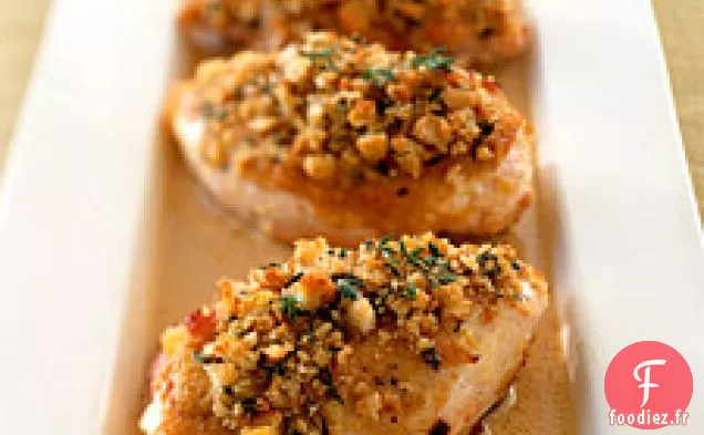 Poitrines de Poulet croustillantes glacées à la Moutarde