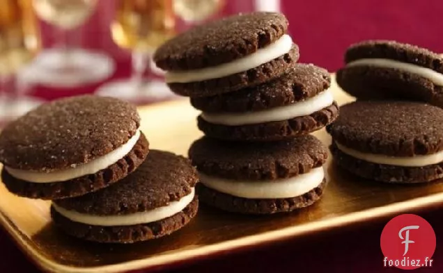 Biscuits Sandwich Au Pain d'Épice Au Chocolat