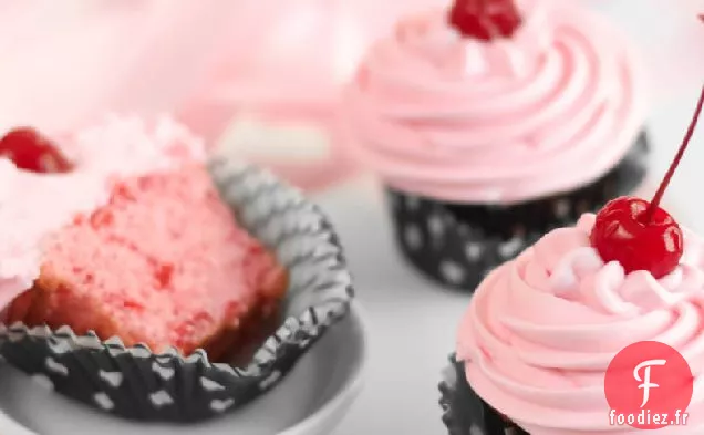 Cupcakes aux Chips de Cerises Joyeuses