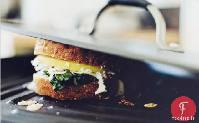 Blettes Sautées + Fromage Grillé au Gruyère