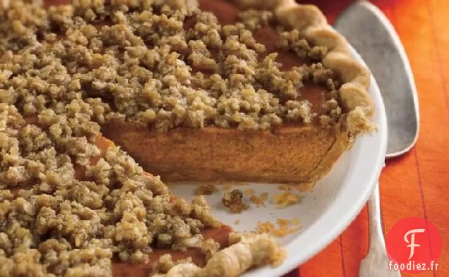 Tarte à la citrouille Garnie de Streusel